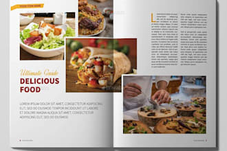 write, format and layout design for cooking recipe, recipe, cookbook, ebook,pdfs