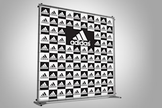 design awesome step and repeat backdrop banners