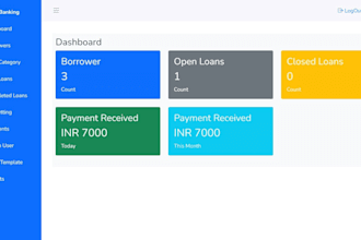 create a online web banking website PHP script