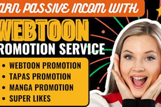 promote your webtoon, comic, tapas, webcomic promotion