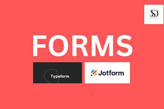 create jotform, typeform, google form expert