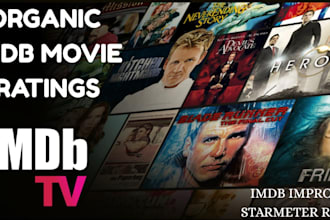 do imdb profile promotion, imdb rating, imdb review up to 100