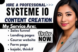 create systeme io sales funnel, clickfunnels landing page, systeme io website