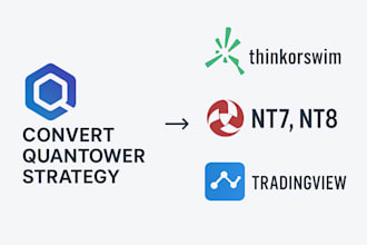 convert quantower strategy to thinkorswim, nt7,8, tradingview