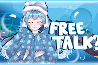 create custom vtuber live stream thumbnails
