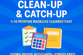 do bookkeeping cleanup and catchup CPA ready, any software