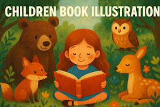 create beautiful children story book illustration using midjouney ai