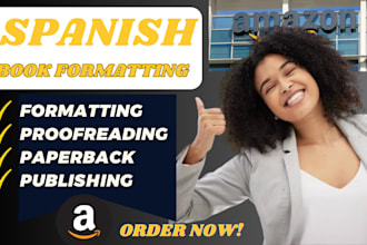 do spanish book formatting and proofreading