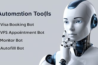 develop vfs appointment bot booking bot vfs bot vfs tls bls bot online booking