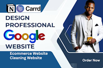 design your business or service website using wix google sites carrd notion