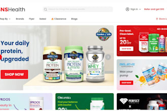 design nutraceutical website peptide nootropic health supplement website