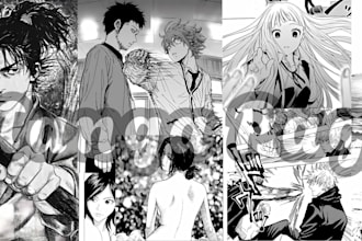 draw and illustrate nsfw manga page anime manga character manga comic cover art