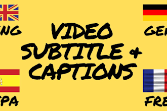 add professional german english french spanish subtitles to your video and short