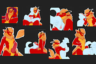 draw furry nsfw telegram stickers animated furry discord stickers crypto sticker