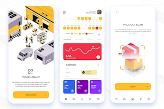 build warehouse management app, inventory app, chain management app, store app