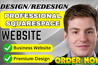 design, redesign or build a custom, responsive squarespace SEO website