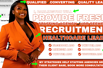 healthcare recruitment leads healthcare staffing agency leads, recruitment leads