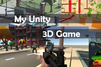 be developer for 2d 3d fps unity mobile game development