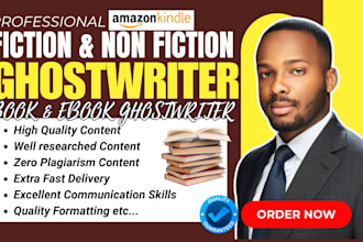 be ebook writer ghostwriter novel, autobiography, memoir as ghost book writer