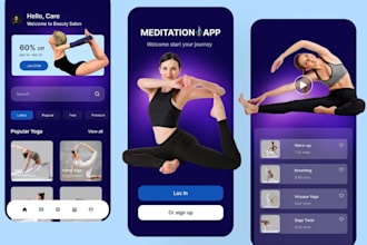 meditation app calm app clone yoga meditation app affirmation app ai health app