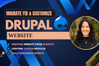 create, develop and migrate your drupal website expertly