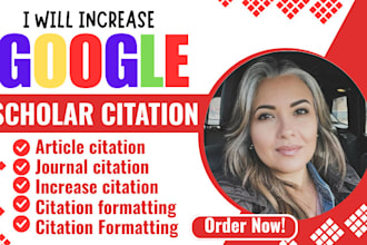 use google scholar to increase citation for journal, indexes, article submission