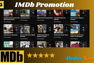 organically promote your imdb profile for better visibility and traffic