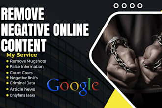 permanently remove mugshots negative links news article cases onlyfan under dmca