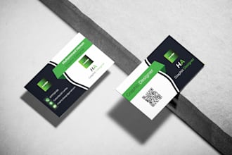 design a professional and modern business card