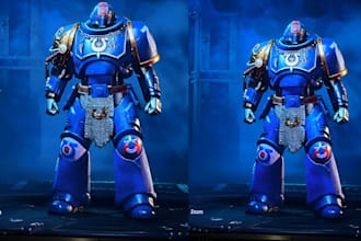 3d sculpt custom 3d miniatures, miniature painting, warhammer 40k kitbashing