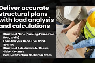 do structural plans and load analysis calculations for permit approval