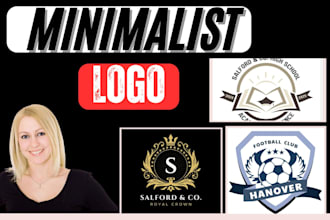 do modern minimalist clothing business sports educational medical logo design