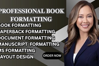 professionally format your book and document pdf, docx,