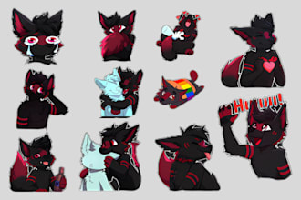 create nsfw stickers furry telegram discord stickers crypto animated sticker