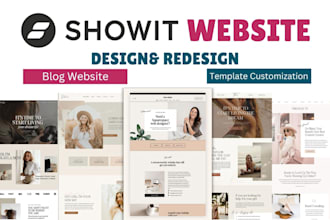 customize your showit website template, update showit website, redesign blog web