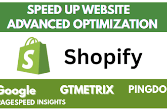 advanced speed optimization for shopify store website