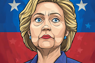 make a political themed cartoon for you