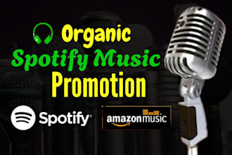 promote apple and spotify music organically to USA and UK active listener