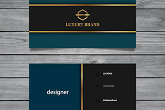 design luxury card for you business