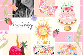 design beautiful digital illustration work for your project