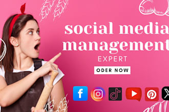 social media manager content creator for business growth