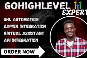 build gohighlevel automation, ghl virtual assistant and zapier integration