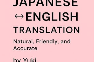 translate japanese to english and vice versa naturally and accurately