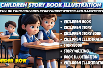 ghostwrite children book storybook children story book illustration story writer