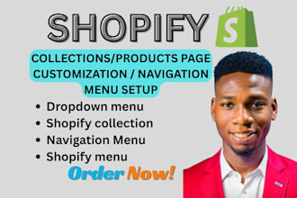 create shopify store collections shopify menu product page navigation menu