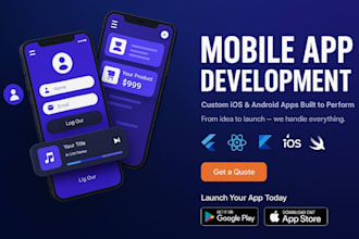 do mobile app development, bubble adalo, flutter mobile app, ios app development