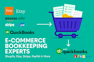 do ecommerce accounting and tax ready books shopify, amazon, etsy, qbo