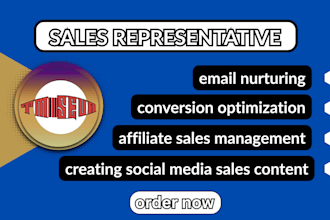 be your sales representative, email list and real estate leads provider