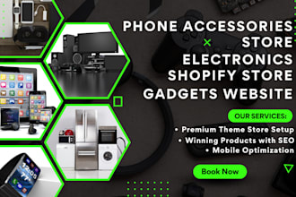 setup a high converting electronics shopify store gadgets website