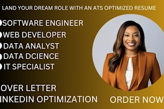 write data science resume, cyber security, software engineer, it specialist cv